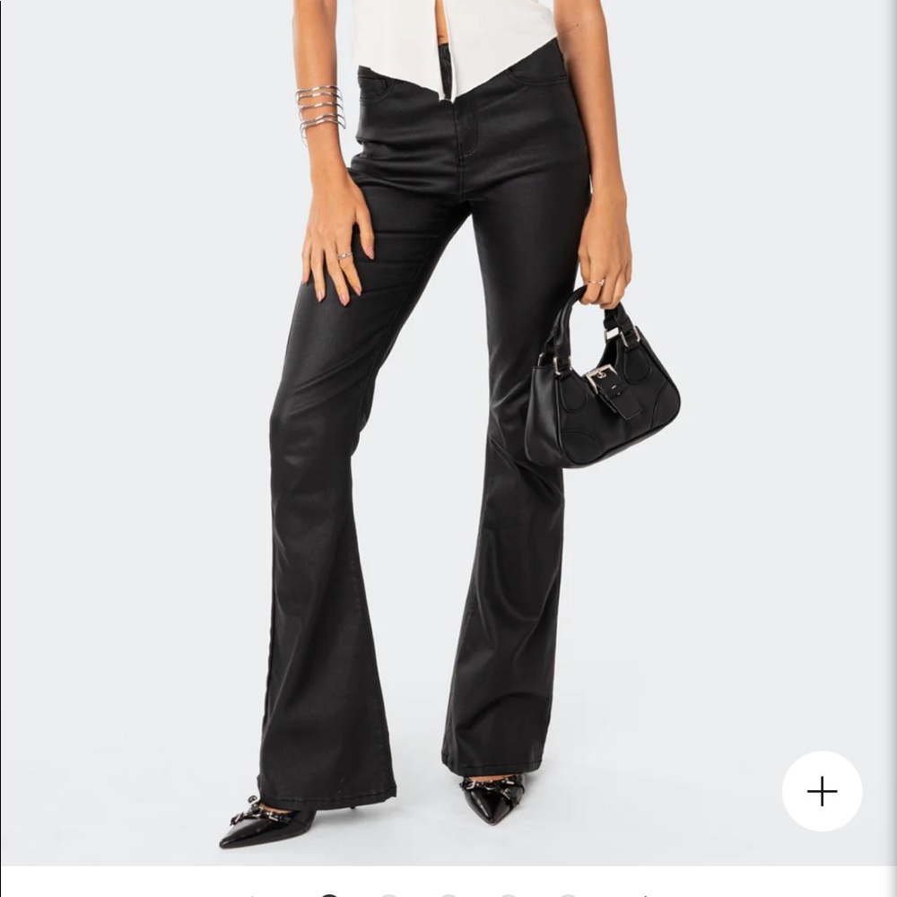 Edikted Faux Leather Pants